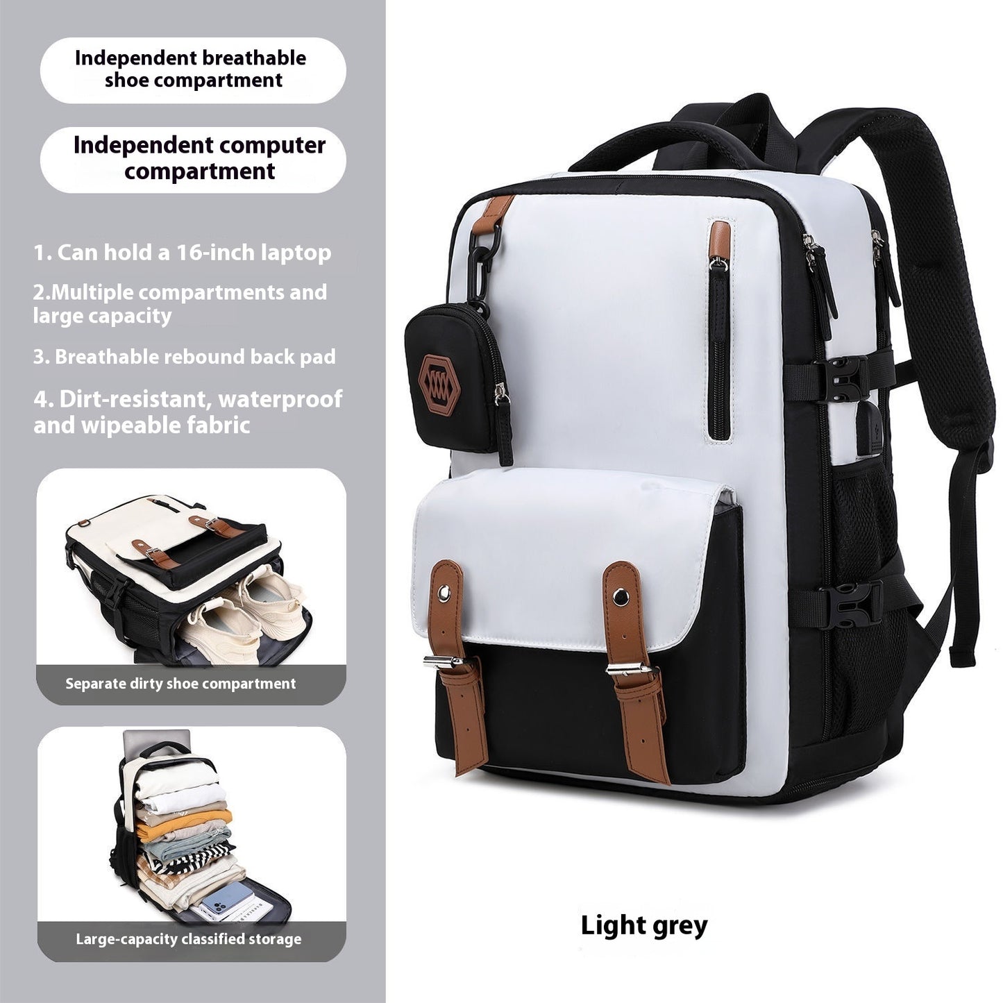 Universal Large Capacity Schoolbag Travel Campus