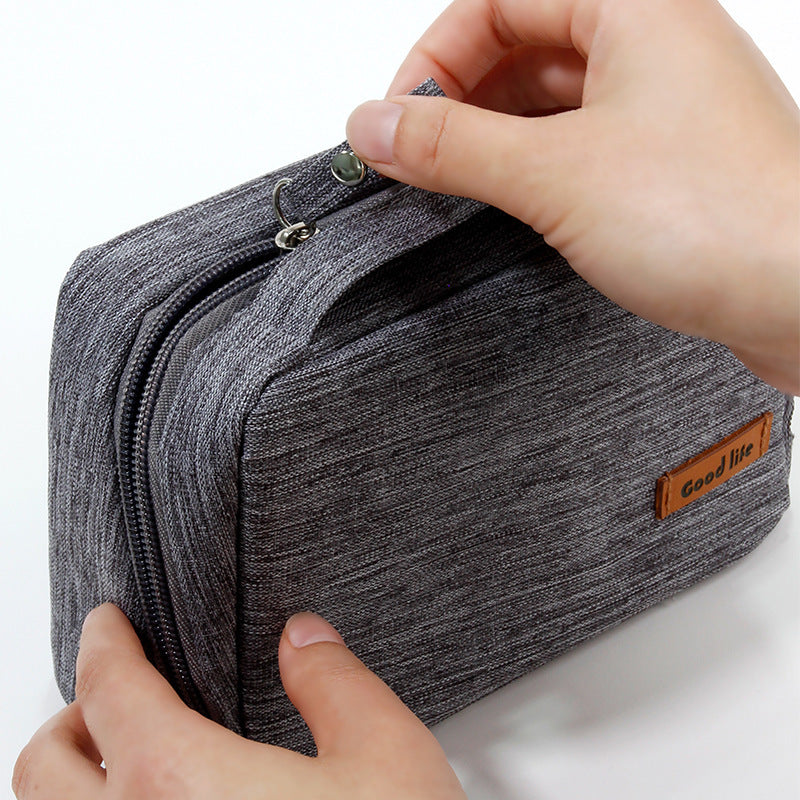womens portable waterproof makeup and skincare storage bag