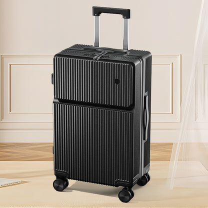 front half opening multifunctional luggage