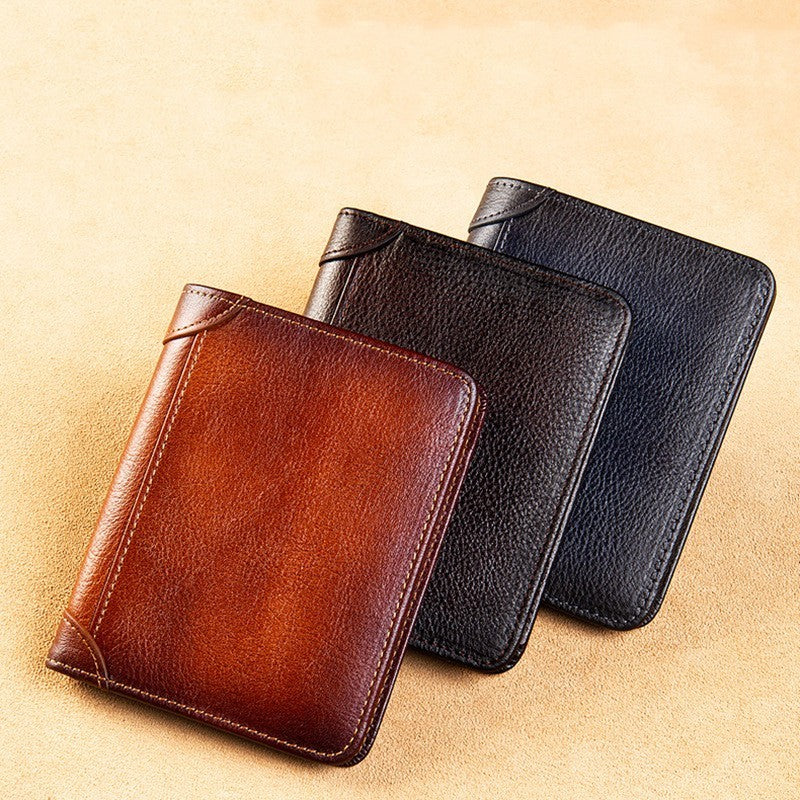 all in one short money leather ultra thin mens wallet