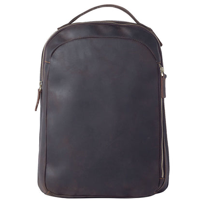 new vintage backpack first layer cowhide simple fashion
