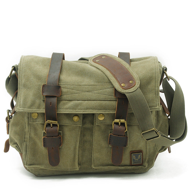 mens crossbody canvas shoulder bag