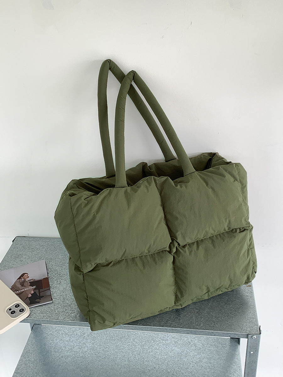 college-student-tote-commuter-large-capacity-female-cloud-bag