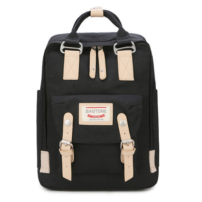 womens korean style canvas schoolbag