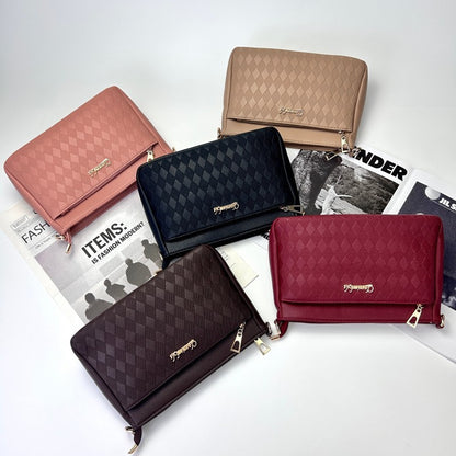 multi layer womens bags for the middle aged single shoulder crossbody large capacity