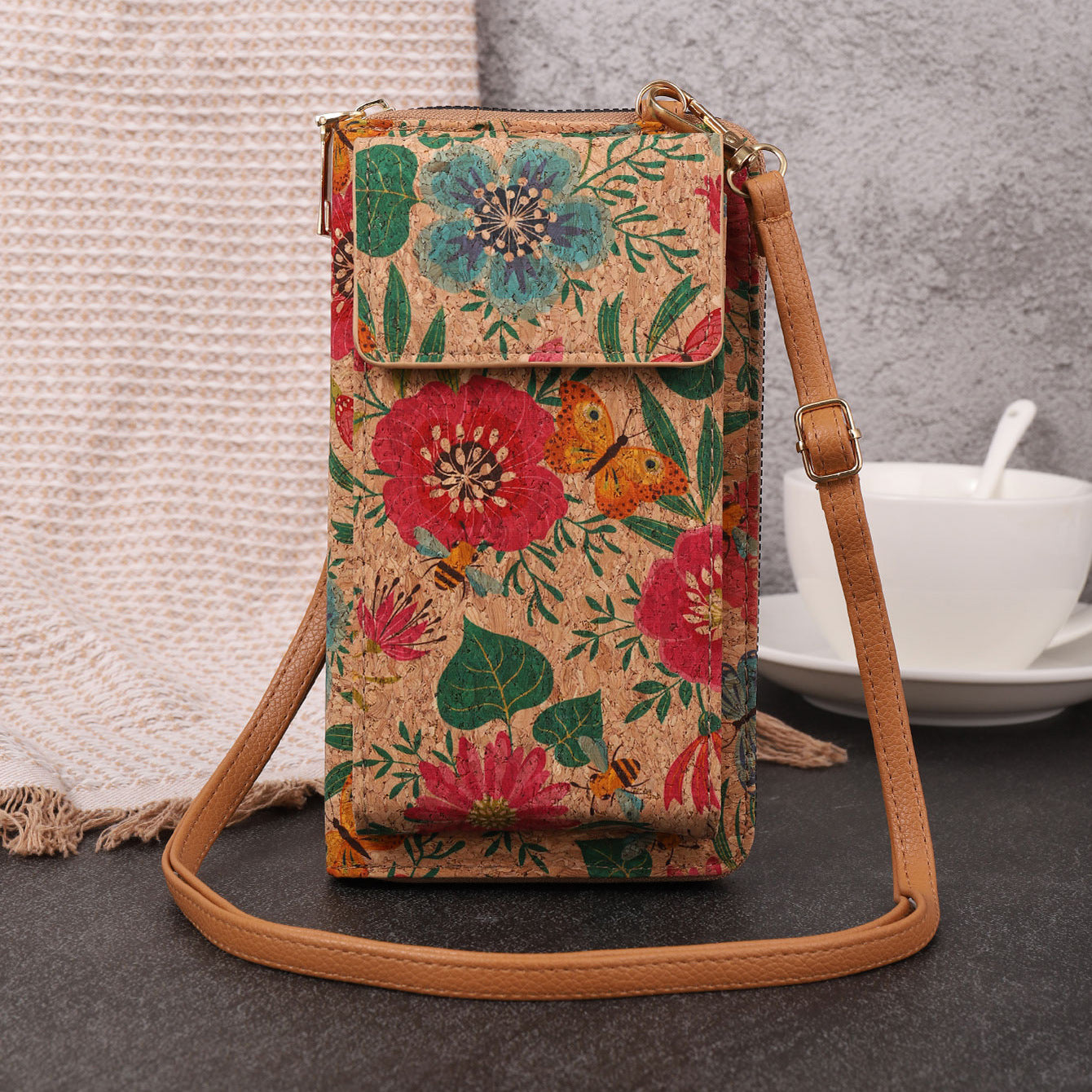 retro-bohemian-wallet-multi-functional-large-capacity-wood-grain-mobile-phone-bag