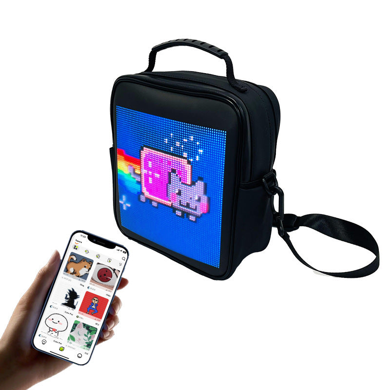 square led backpack mens and womens outdoor mobile advertising