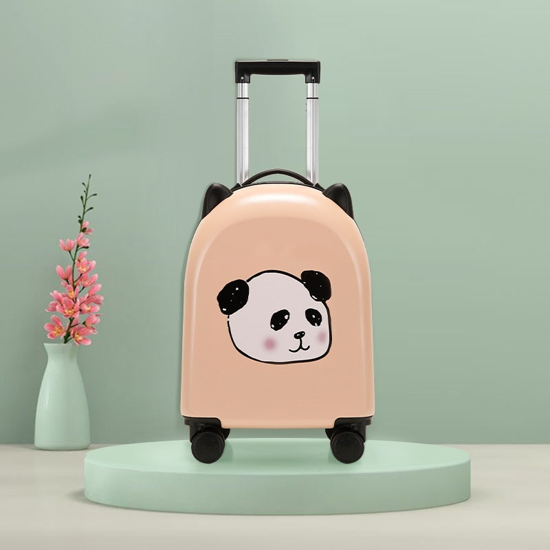 18 inch trolley case printed pattern luggage small children suitcase boarding bag suitcase