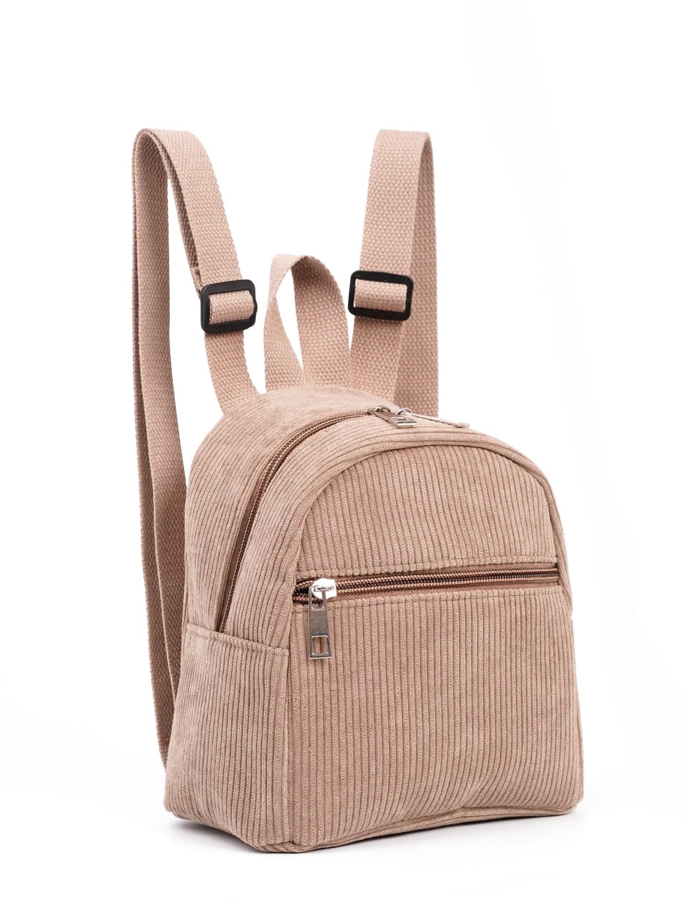 childrens fashion personality corduroy small backpack