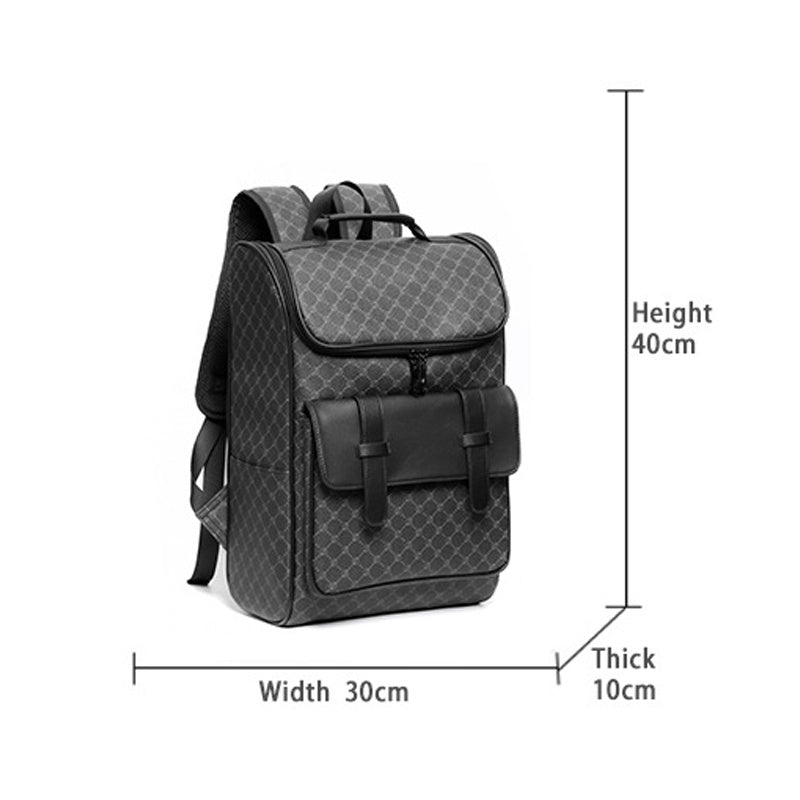 new versatile large capacity casual backpack fashion korean connector computer file schoolbag