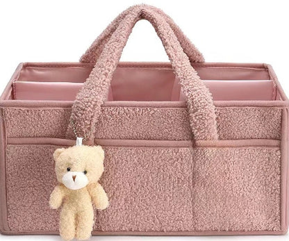 plush storage bag large capacity travel