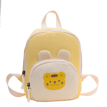 children backpack cartoon bunny girls color matching shoulders