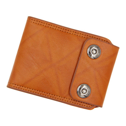 new mens wallet short multifunctional fashion casual double snap