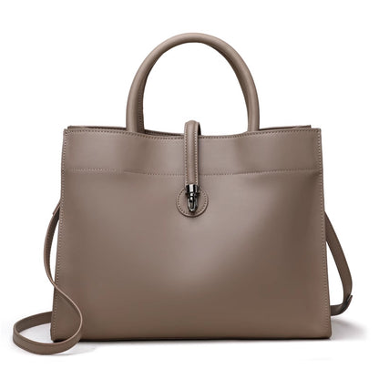 female casual large capacity fashionable leather bag