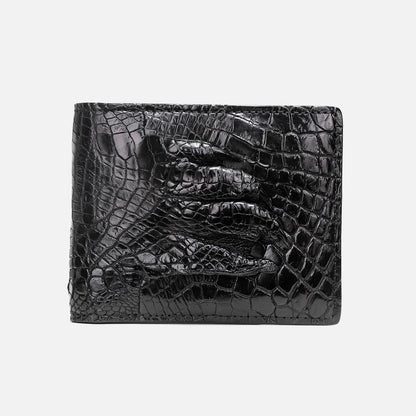 mens real leather wallet short version