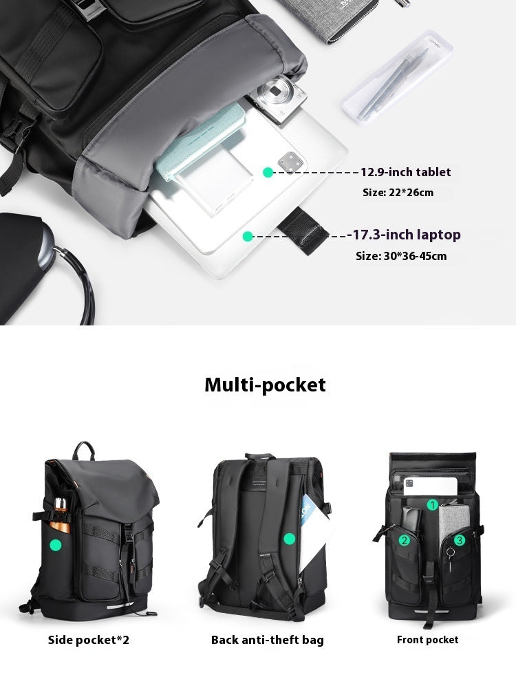 travel new fashion casual backpack men