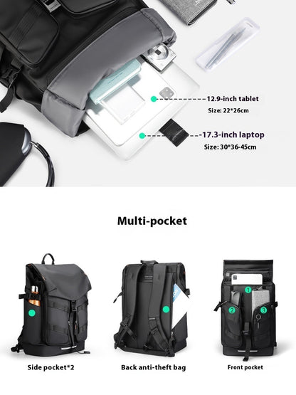 travel new fashion casual backpack men