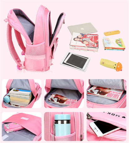 korean style elementary school bag childrens trolley school bag