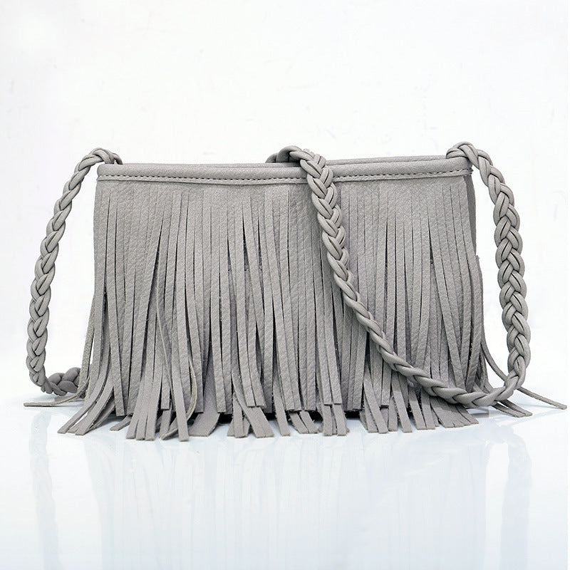 hand woven tassel bag shoulder crossbody bag
