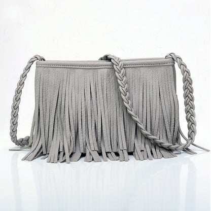 hand woven tassel bag shoulder crossbody bag