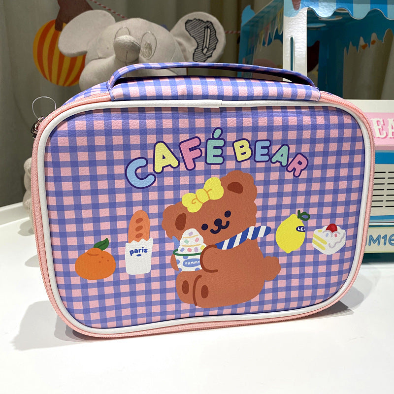 cute bonbon girl portable cosmetic bag