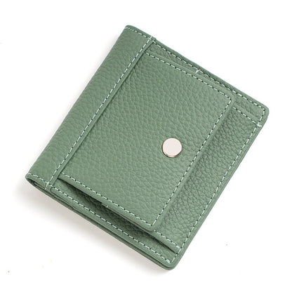 womens wallet short thin card holder womens high sense mini and simple coin purse