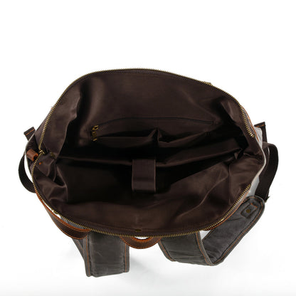 vintage canvas backpacks for men