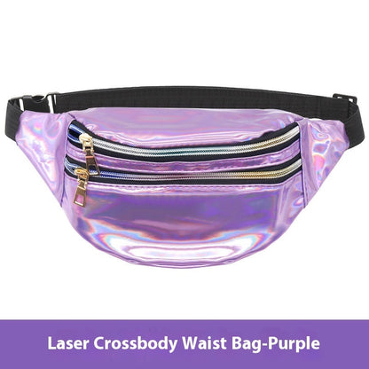 outdoor mens and womens waist pack sports fitness 7 color laser