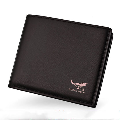 wallet mens short zipper korean wallet