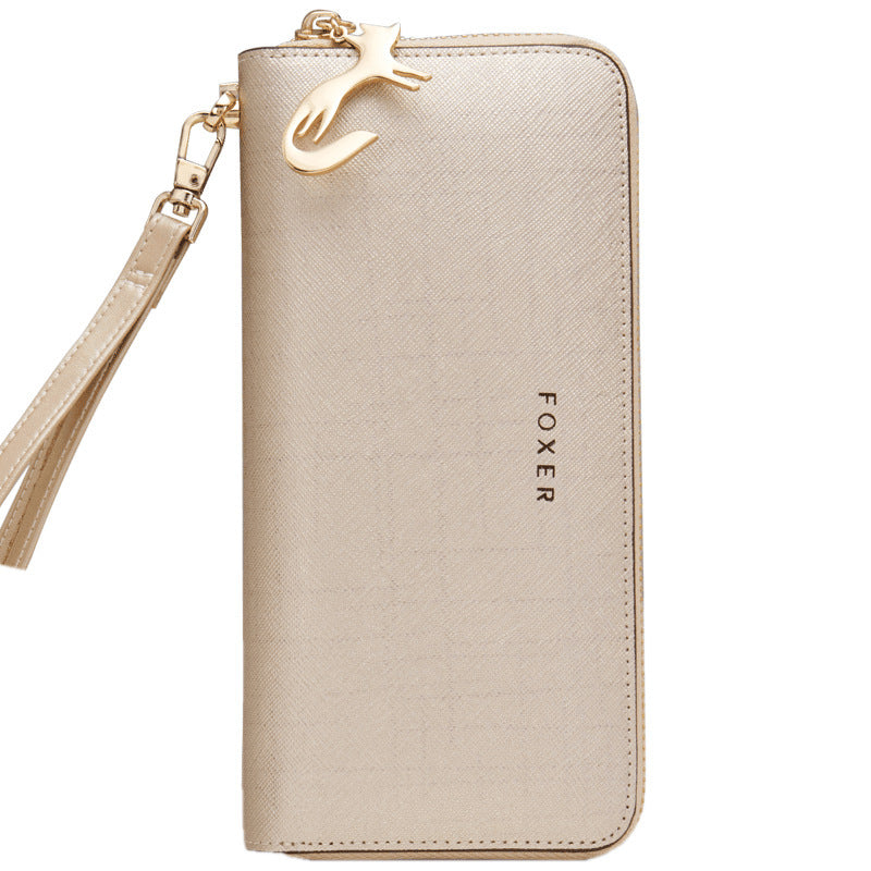 coin purse multiple card slots long and light luxury popular clutch purse women