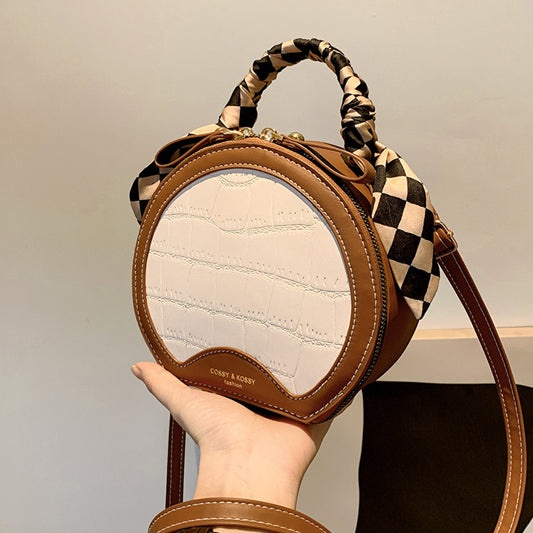 New Womens Stone-patterned Bag A Stylish Tote Shoulder Bag