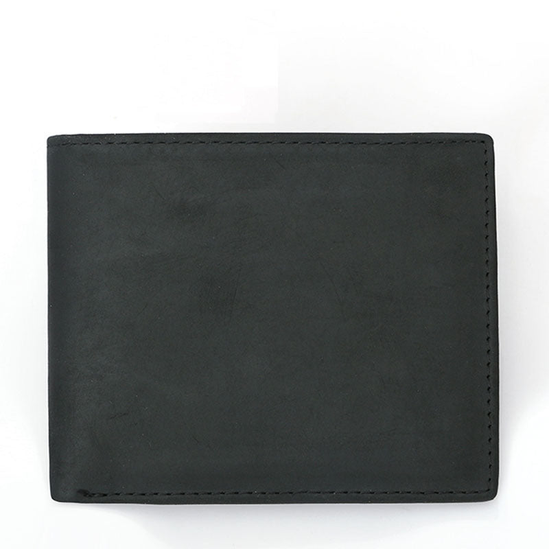 mens wallet made of crazy horse leather