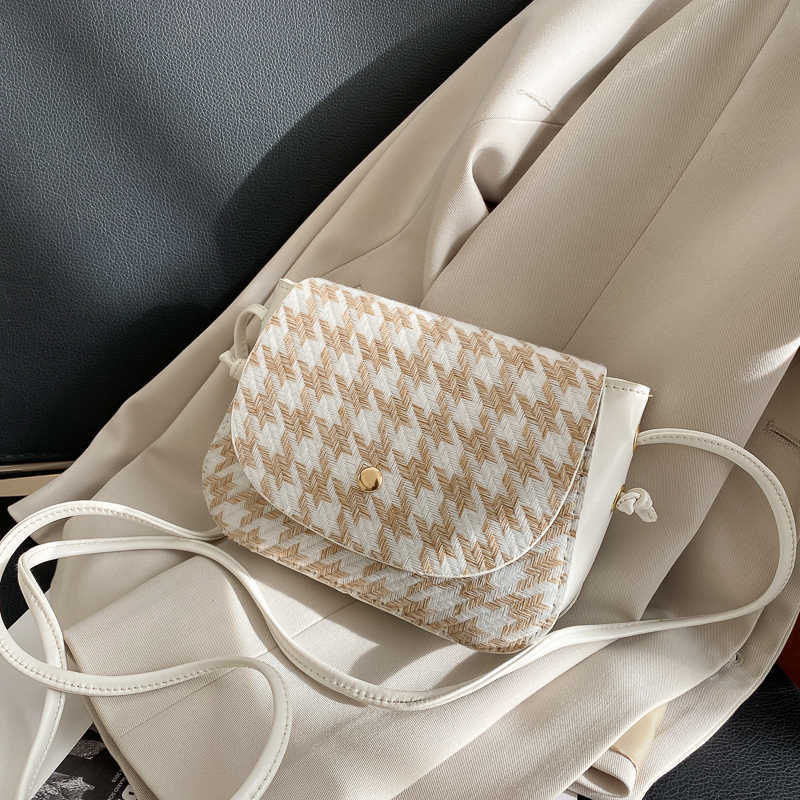 autumn and winter french saddle bag for women