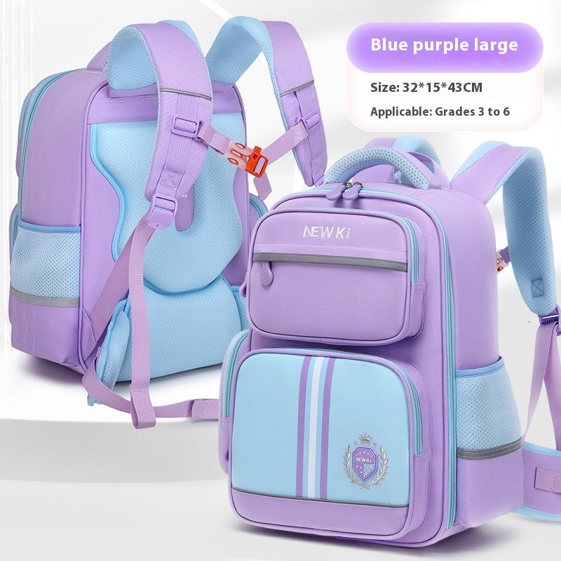 School Student Schoolbag Children's Waterproof Backpack Wear-resistant Men And Women