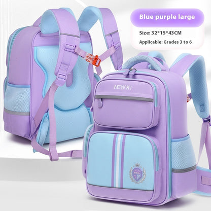 School Student Schoolbag Children's Waterproof Backpack Wear-resistant Men And Women