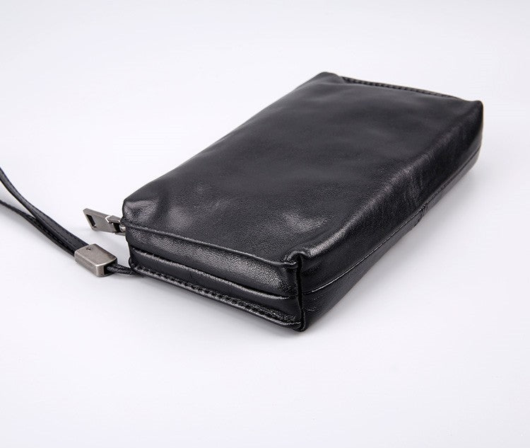 retro casual mens top leather wallet