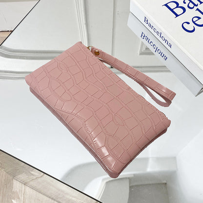 womens stylish personalized stone pattern clutch