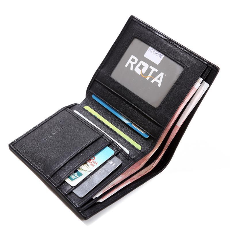 mens horizontal and vertical pearl fish leather wallet with cowhide