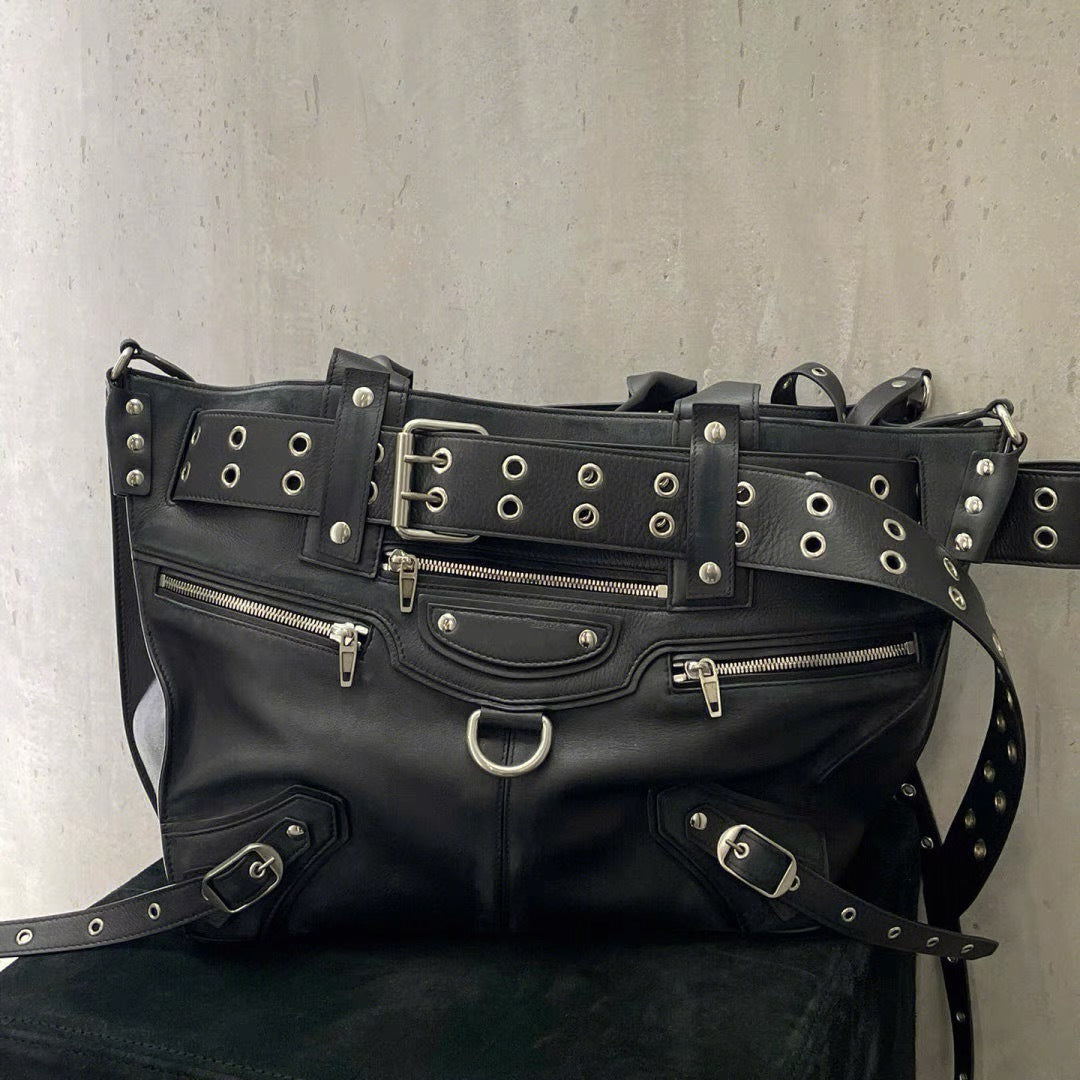 heavy-industry-niche-texture-commuting-large-capacity-totes