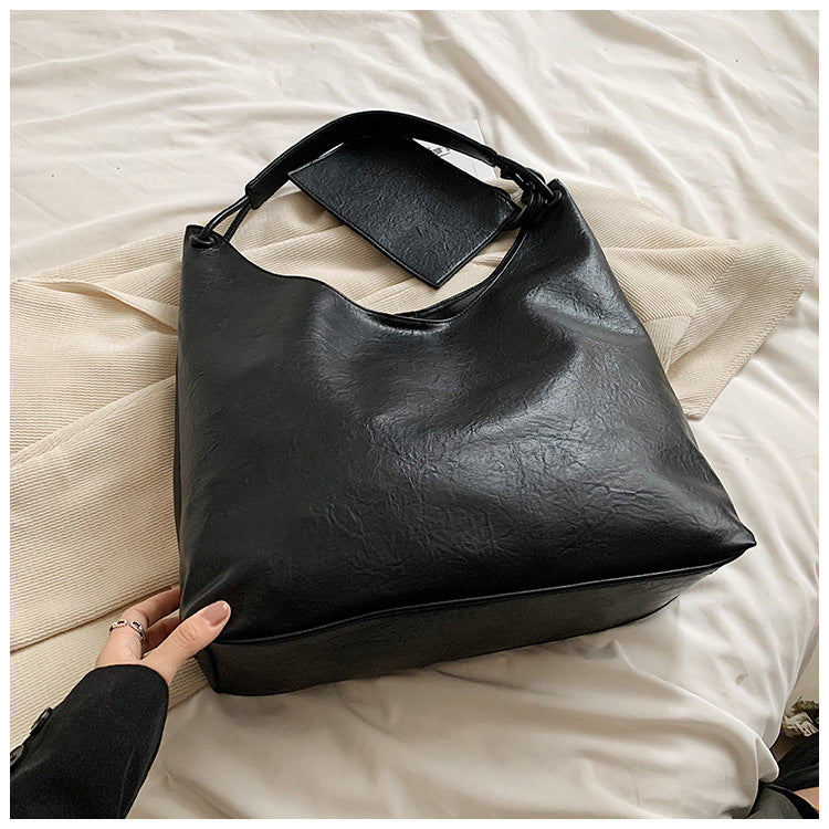 casual retro large capacity all matching western style shoulder bag