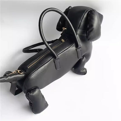 fashion creative cartoon dog shape handbag