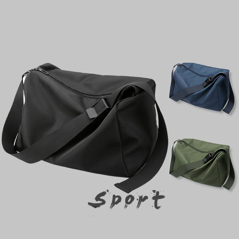 mens shoulder bag simple and lightweight water repellent sports leisure bag