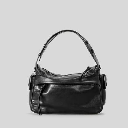 fashion soft leather boston bag women