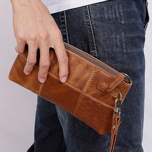 mens clutch long wallet