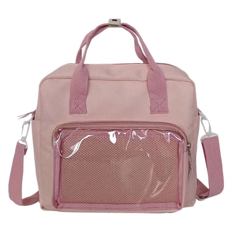 transparent one shoulder multi purpose large capacity backpack