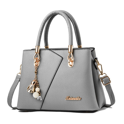 autumn and winter new fashion litchi pattern shoulder messenger bag