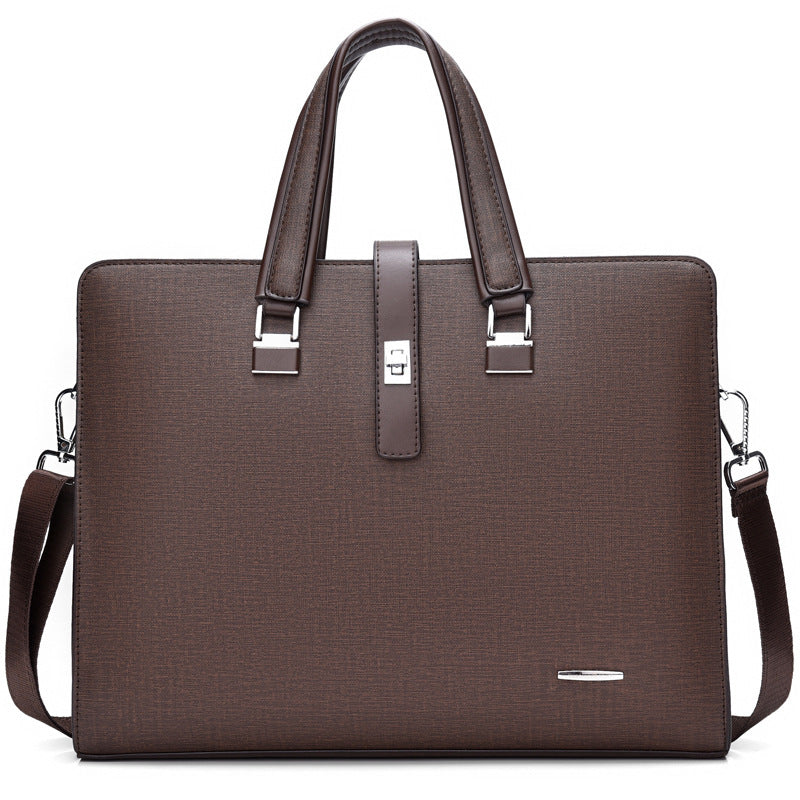 new mens business briefcase one shoulder messenger