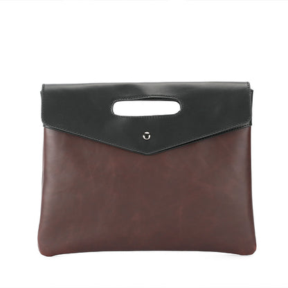 mens horseskin trend clutch file bag