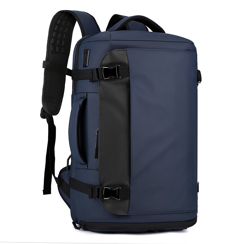 The Box-style Outdoor Backpack Features A Wide Opening