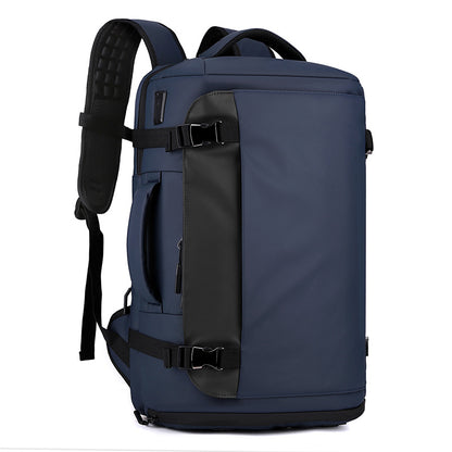 The Box-style Outdoor Backpack Features A Wide Opening